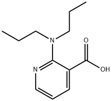 2-(Dipropylamino)nicotinic acid 结构式