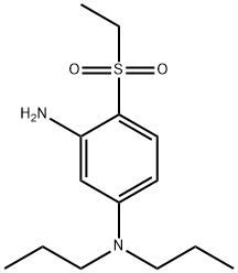 4-(Ethylsulfonyl)-N1,N1-dipropyl-1,3-benzenediamine 结构式