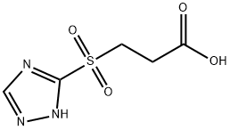 3-(1H-[1,2,4]Triazole-3-sulfonyl)-propionic acid 结构式