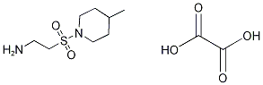 2-(4-Methyl-piperidine-1-sulfonyl)-ethylamineoxalate 结构式