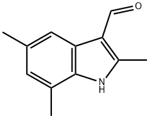 2,5,7-Trimethyl-1H-indole-3-carbaldehyde 结构式
