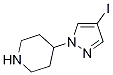 4-(4-Iodo-1H-pyrazol-1-yl)piperidine 结构式