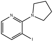 3-碘-2-(吡咯烷-1-基)吡啶 结构式