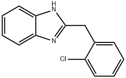2-(2-氯苄基)-1H-苯并咪唑 结构式