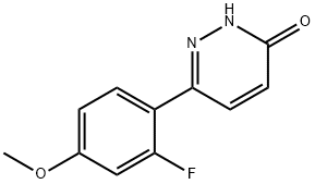 6-(2-氟-4-甲氧苯基)哒嗪-3(2H)-酮 结构式