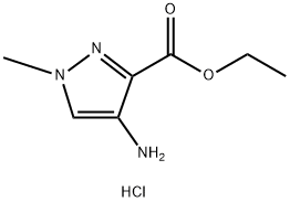 Ethyl 4-amino-1-methyl-1H-pyrazole-3-carboxylate 结构式