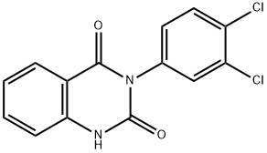 3-(3,4-二氯苯基)喹唑啉-2,4(1H,3H)-二酮 结构式