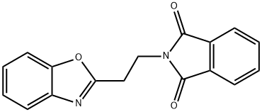 2-[2-(1,3-苯并恶唑-2-基)乙基]异吲哚啉-1,3-二酮 结构式