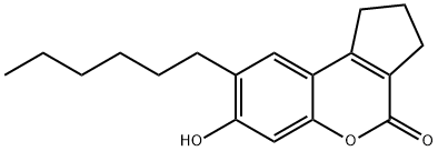 8-己基-7-羟基-2,3-二氢-1H-环戊烷并[C]苯并吡喃-4-酮 结构式
