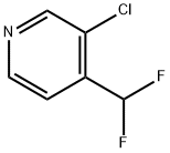 3-氯-4-(二氟甲基)吡啶 结构式