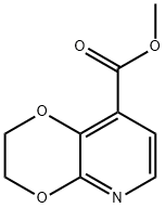 2,3-二氢-[1,4]二氧代[2,3-B]吡啶-8-羧酸甲酯 结构式