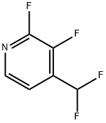 4-(二氟甲基)-2,3-二氟吡啶 结构式