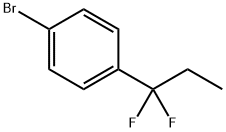 1-溴-4-(1,1-二氟丙基)-苯 结构式