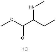 2-(甲基氨基)丁酸盐酸盐甲酯 结构式