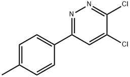 3,4-二氯-6-(4-甲基苯基)哒嗪 结构式