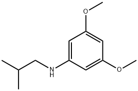 N-异丁基-3,5-二甲氧基苯胺 结构式