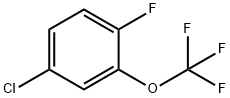 4-Chloro-1-fluoro-2-(trifluoromethoxy)benzene 结构式