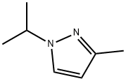 1-异丙基-3-甲基-1H-吡唑 结构式