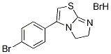 3-(4-bromophenyl)-5,6-dihydroimidazo[2,1-b][1,3]thiazole hydrobromide 结构式