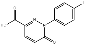 1-(4-氟苯基)-6-氧亚基-1,6-二氢哒嗪-3-羧酸 结构式