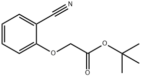 2-(2-氰基苯氧基)乙酸叔丁酯 结构式