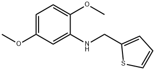 2,5-Dimethoxy-N-(2-thienylmethyl)aniline 结构式