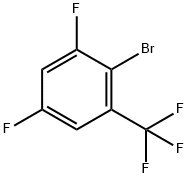 2-溴-3,5-二氟-1-三氟甲苯 结构式