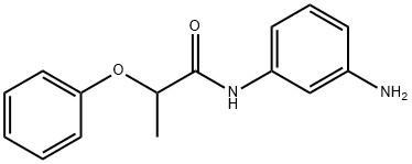 N-(3-Aminophenyl)-2-phenoxypropanamide 结构式