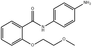 N-(4-Aminophenyl)-2-(2-methoxyethoxy)benzamide 结构式