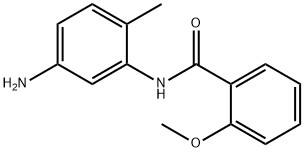 N-(5-Amino-2-methylphenyl)-2-methoxybenzamide 结构式