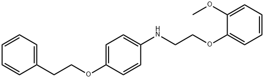 N-[2-(2-METHOXYPHENOXY)ETHYL]-4-(PHENETHYLOXY)-ANILINE 结构式