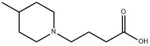 4-(4-甲基哌啶-1-基)丁酸 结构式