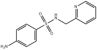 4-氨基-N-(2-吡啶基甲基)苯磺酰胺 结构式