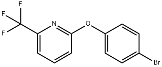 2-(4-溴苯氧基)-6-(三氟甲基)吡啶 结构式