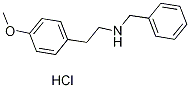 N-benzyl-2-(4-methoxyphenyl)-1-ethanamine hydrochloride 结构式