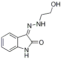 (3Z)-1H-indole-2,3-dione 3-[(2-hydroxyethyl)hydrazone] 结构式