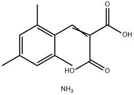 (mesitylmethylene)malonic acid diammoniate 结构式
