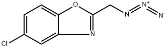 2-(azidomethyl)-5-chloro-1,3-benzoxazole 结构式