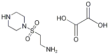 2-(哌嗪-1-基磺酰基)乙胺草酸盐 结构式