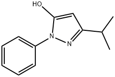 3-异丙基-1-苯基-1H-吡唑-5-醇 结构式