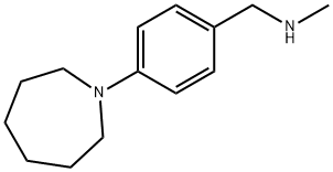 N-(4-高哌啶-1-基苄基)-N-甲胺 结构式