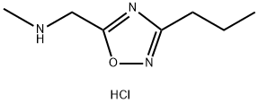 N-甲基-1-(3-丙基-1,2,4-恶二唑-5-基)甲胺盐酸盐 结构式