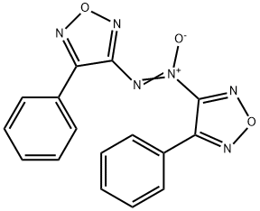 3-phenyl-4-[(4-phenyl-1,2,5-oxadiazol-3-yl)-NNO-azoxy]-1,2,5-oxadiazole 结构式