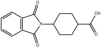 4-(1,3-dioxo-1,3-dihydro-2H-isoindol-2-yl)cyclohexanecarboxylic acid 结构式