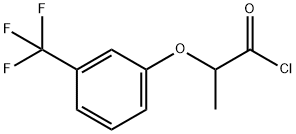 2-[3-(三氟甲基)苯氧基]丙醇基氯化物 结构式