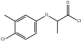 2-(4-氯-3-甲基苯氧基)丙醇基氯化物 结构式