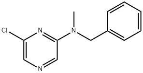 N-苄基-6-氯-N-甲基吡嗪-2-胺 结构式