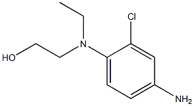 2-(4-Amino-2-chloroethylanilino)-1-ethanol 结构式