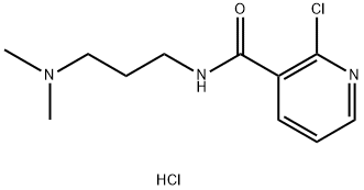 2-Chloro-N-[3-(dimethylamino)propyl]nicotinamidehydrochloride 结构式