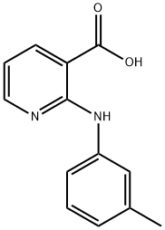 2-(3-Toluidino)nicotinic acid 结构式